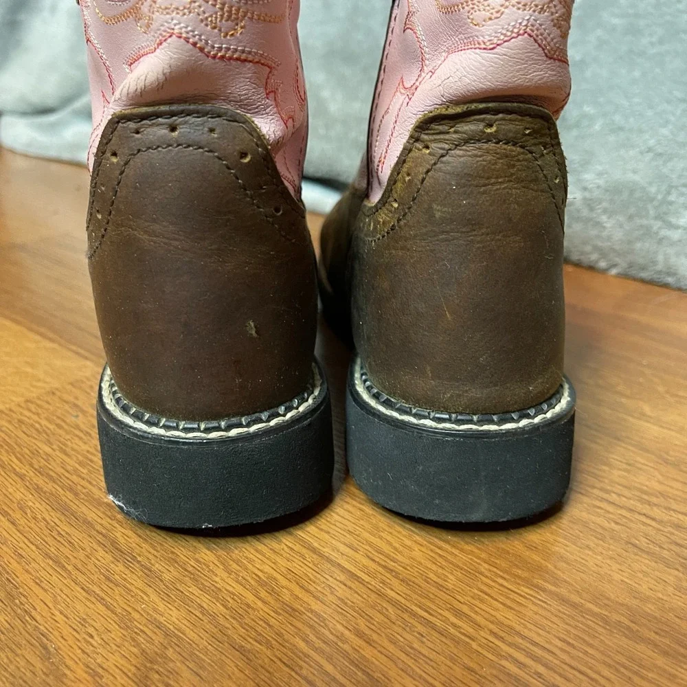 Justin Girls Youth Bay Apache Gypsy Western Boots 3D Country Cowgirl Half Calf